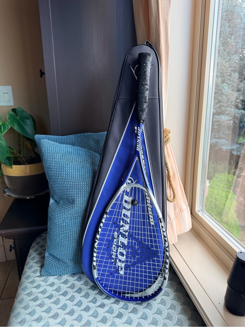 DUNLOP SPORT HOTMELT TITANIUM SQUASH RACQUET